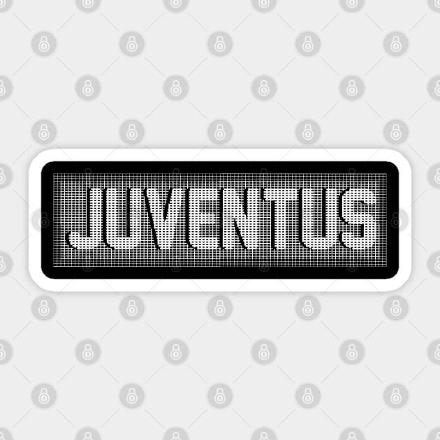 Juventus White Line Art Sticker by radeckari25